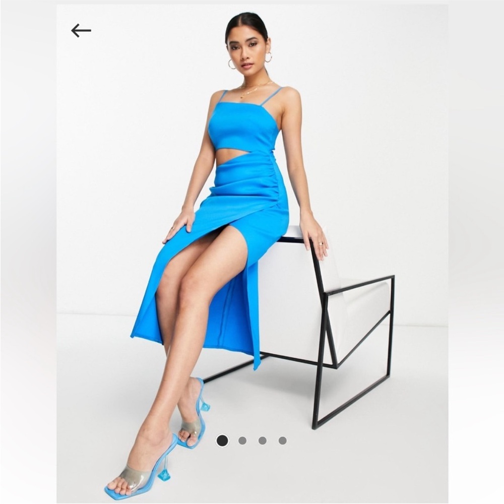 ASOS Strappy Cutout Midi Dress